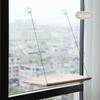 Cat Window Hammock With Strong Suction Cups 20kg Bearing No Drilling Space‑Saving Hanging Cat Window Perch Bed For Indoor Cats