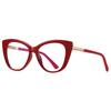 New Cat's Eye Glasses Frame Female Anti Blue Light Reading Glasses Finished Presbyopia Eyeglasses  Prescription Glass