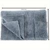 1/2/3/6Pcs 16Inch X 16Inch 400Gsm Edgeless Microfiber Car Towels Ultra Soft Auto Detailing Wash Drying Polishing Cloth