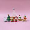 2025 Christmas Tree Santa Claus Cake Decoration Crafts Figurines Home Decor Christmas Ornaments Fairy Garden Accessories Gift