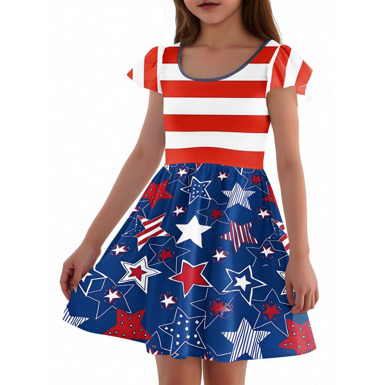 

Girls Toddler SleeveDress Dresses Casual Party School Dresses Clothes For Girls 130