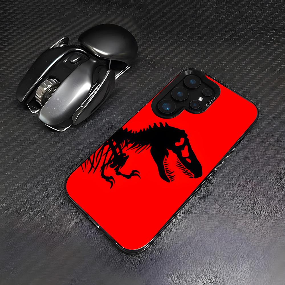 J-Jurassic Park Dinosaur Phone Case For Samsung A25 A16 A33 5G A54 A36 A35 A56 A52 A14 Shockproof Colorful Cover