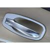 Car Inner Door Handle Bowl Trim Frame 2004-2010 Aluminum For BMW 5 Series Silver