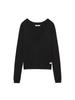 GLOWNY G Deep V-Neck Knit (Black)