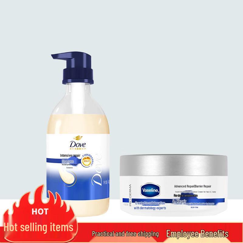 

Dove Nourishing Shampoo & Vaseline Repair Cream Duo