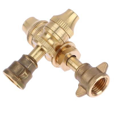 Agriculture Brass Missile Nozzle Straight Jet +Mist Spray Adjustable Nozzle