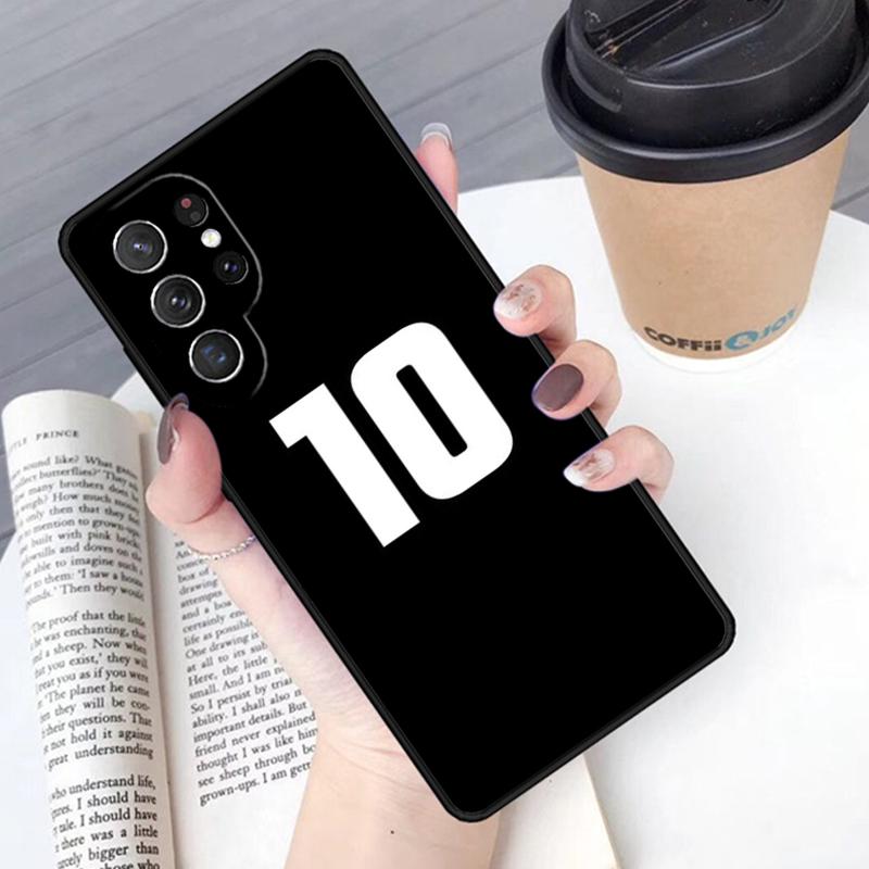 Number 10 Football phone case Cover For Samsung Galaxy S24 S25 Ultra S21 S22 Ultra S10E Note 10 Plus Note 20 FE S23