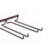 Hanging Wine Glass Rack Wall Mount Metal Wine Glass Storage Hanger Stemware Holder Rack Wine Glass Holder for Kitchen