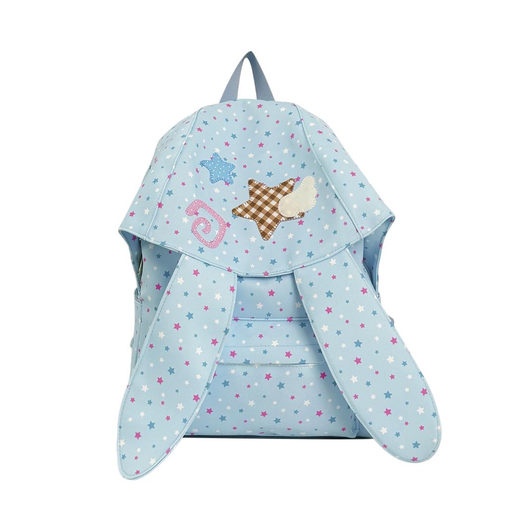 School Bag New Polka Dot Bunny Ear Backpack Casual Fresh Cute Backpack for Middle and High School Girls Backpack