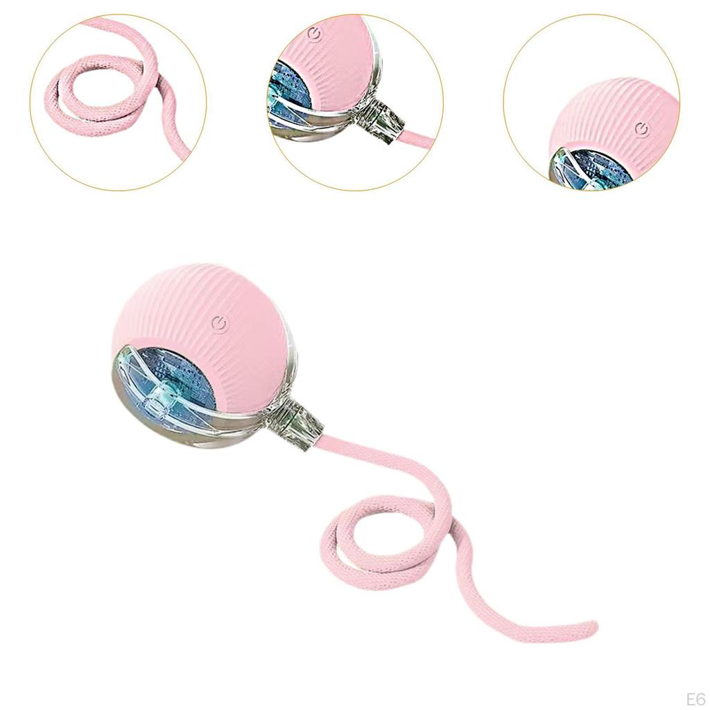 Interactive Cat Toy Automatic Moving,Lightweight,Funny,Cute,Rolling Ball Pet for Dog Kitty