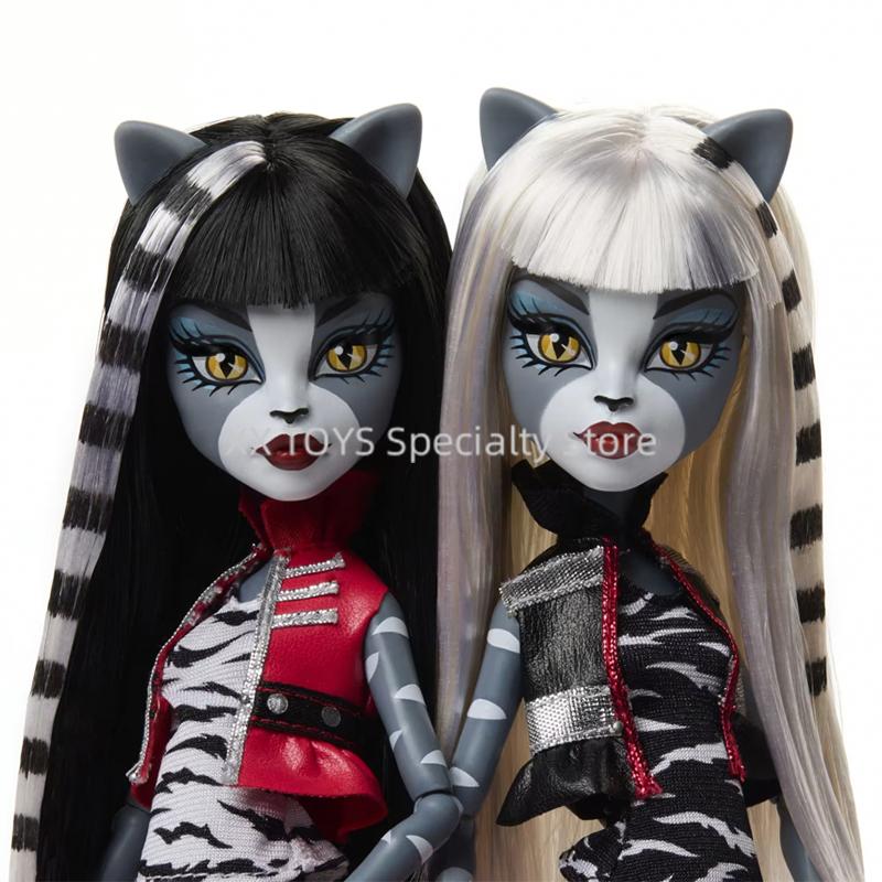 Monster High Boo-Riginal Creeproduction Meowlody and Purrsephone Dolls Toralei Operetta Doll Limited Edition Collectible Dolls