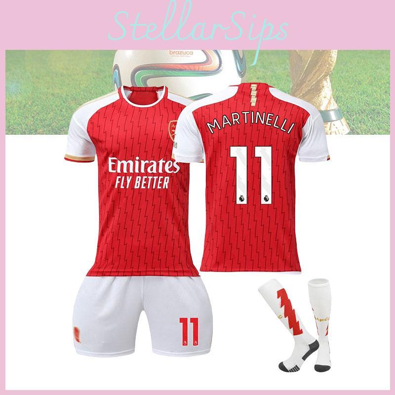 Koszulka Domowa Arsenal 2023-24 Koszulka Piłkarska Odzież Sportowa Tkanina Poliestrowa Rozmiary Dziecięce i Dla Dorosłych