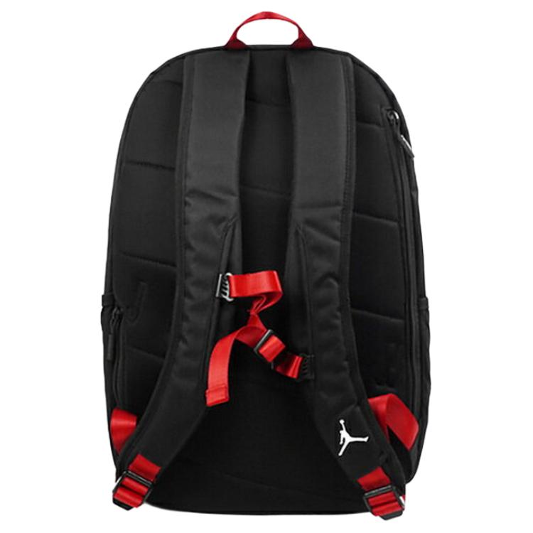 Jordan Logo Zipper Closure Polyester Backpack Regular Men Backpack Black HJ3266-010