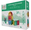 Magnetic Constructor Cleverclixx Curved Dome Pack Intense, 47 Pieces