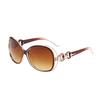 Fashion Women Men Double Ring Decoration Shades Sunglasses Integrated UV Glasses