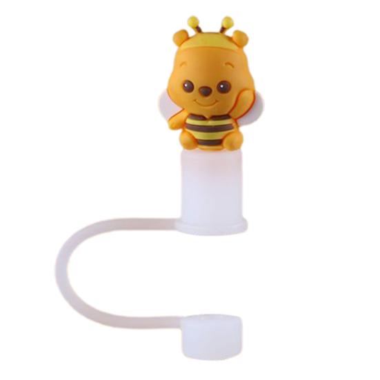 

Чехол для соломинки Нескользящий Брызгозащищенный Пылезащищенный Портативный Сделай сам Силиконовый Чехол-насадка для питьевой соломинки для ежедневного использования E