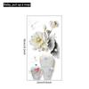 Toilet Sticker Waterproof Floral Butterfly Self Adhesive Removable No Trace for Home Bathroom Renovate