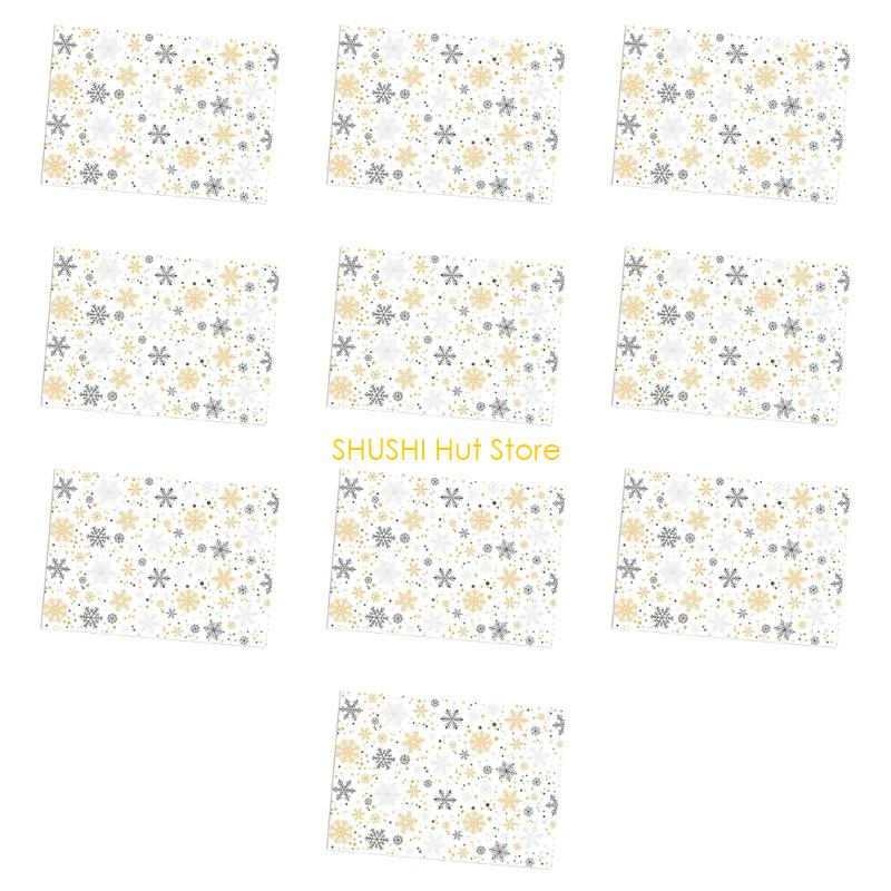 Recyclable Christmas Reindeer Decorative Paper For Gift Packaging Parties Decors Craft And Scrapbooking Activities D57B