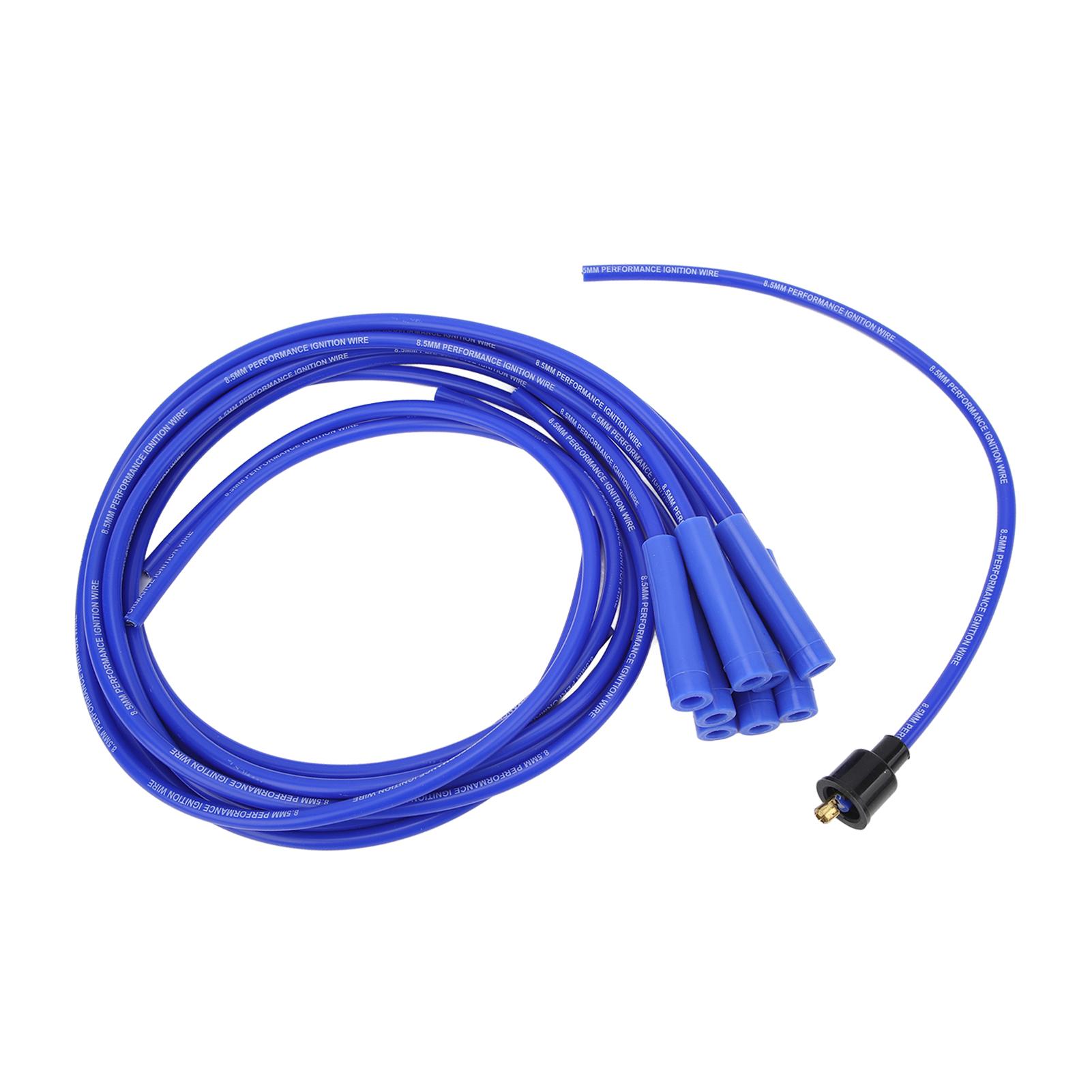 8.5mm 180 degrees   ing Plug Ignition Wire Set   Wires with Dustproof   Replacement for   8 Cylinder