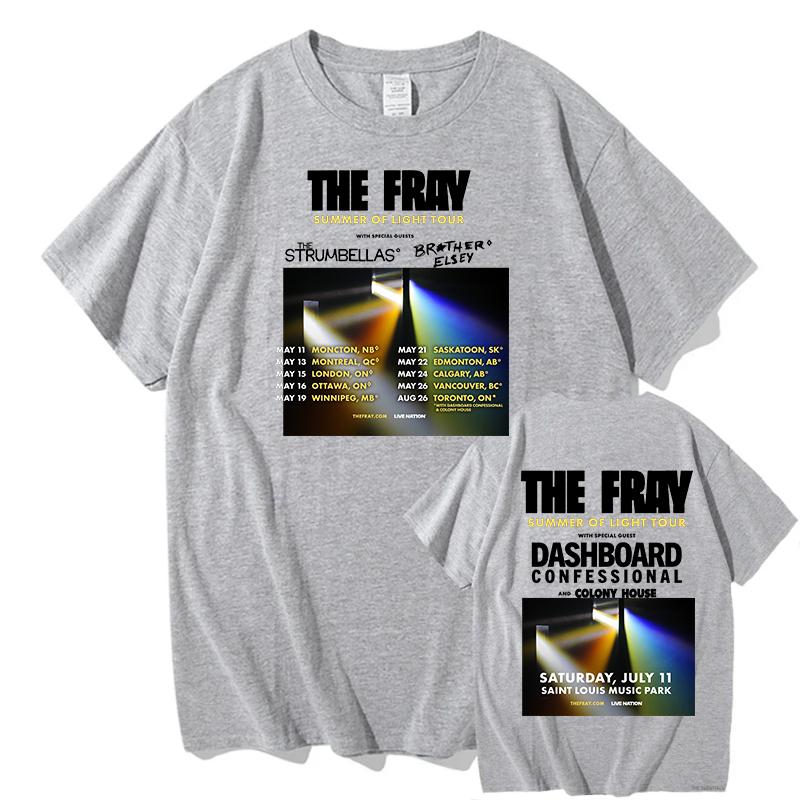 The Fray A Light That Waits Cotton TShirt Unisex Pure Cotton Fashion Vintage Men Woman High Quality Casual Short Sleeve Tops