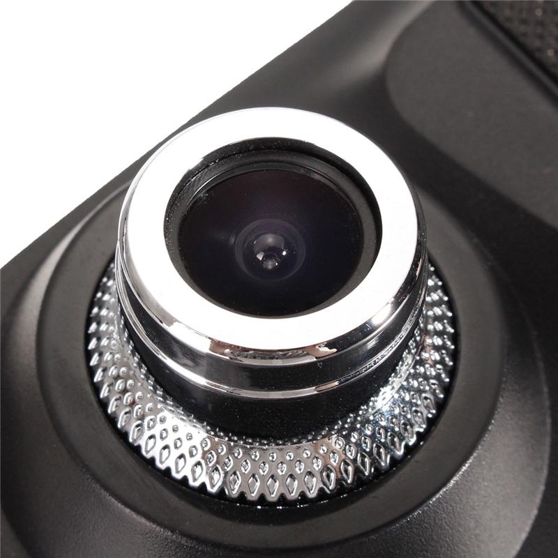 5inches HD 1080P LED Screen G-sensor Dual Lens G-sensor Rearview Mirror Vehicle DVR Night Vision 