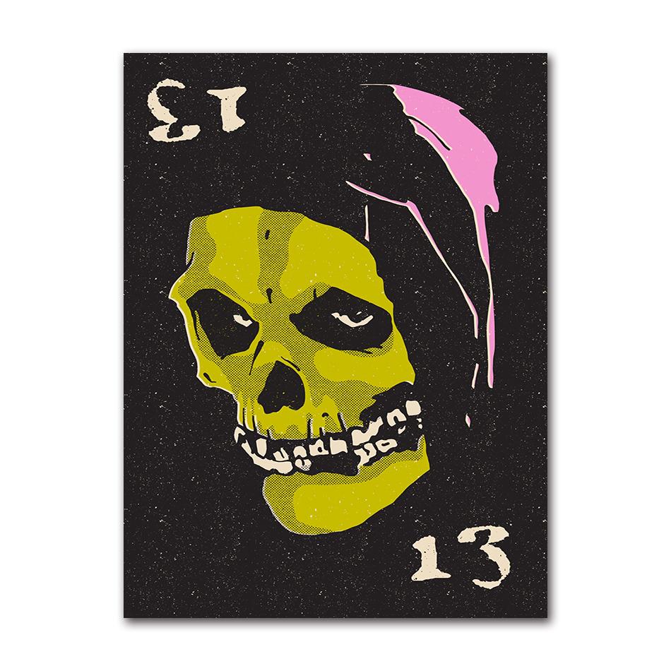 Vintage Hardcore Horror Punk The Misfits Live Foto Musik Konzert Kunst Poster Leinwand Malerei Wanddrucke Bild Zimmer Heimdeko