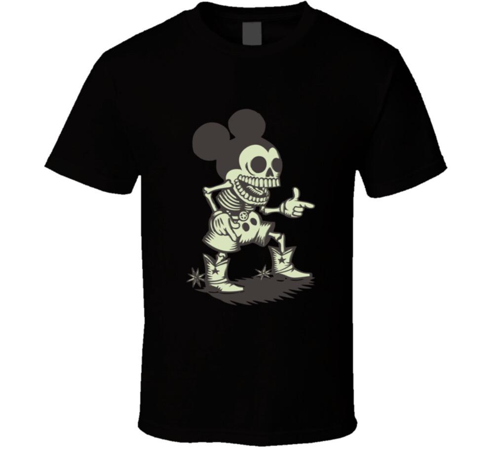Creepy Mouse Funny Halloween T Shirt S разноцветный