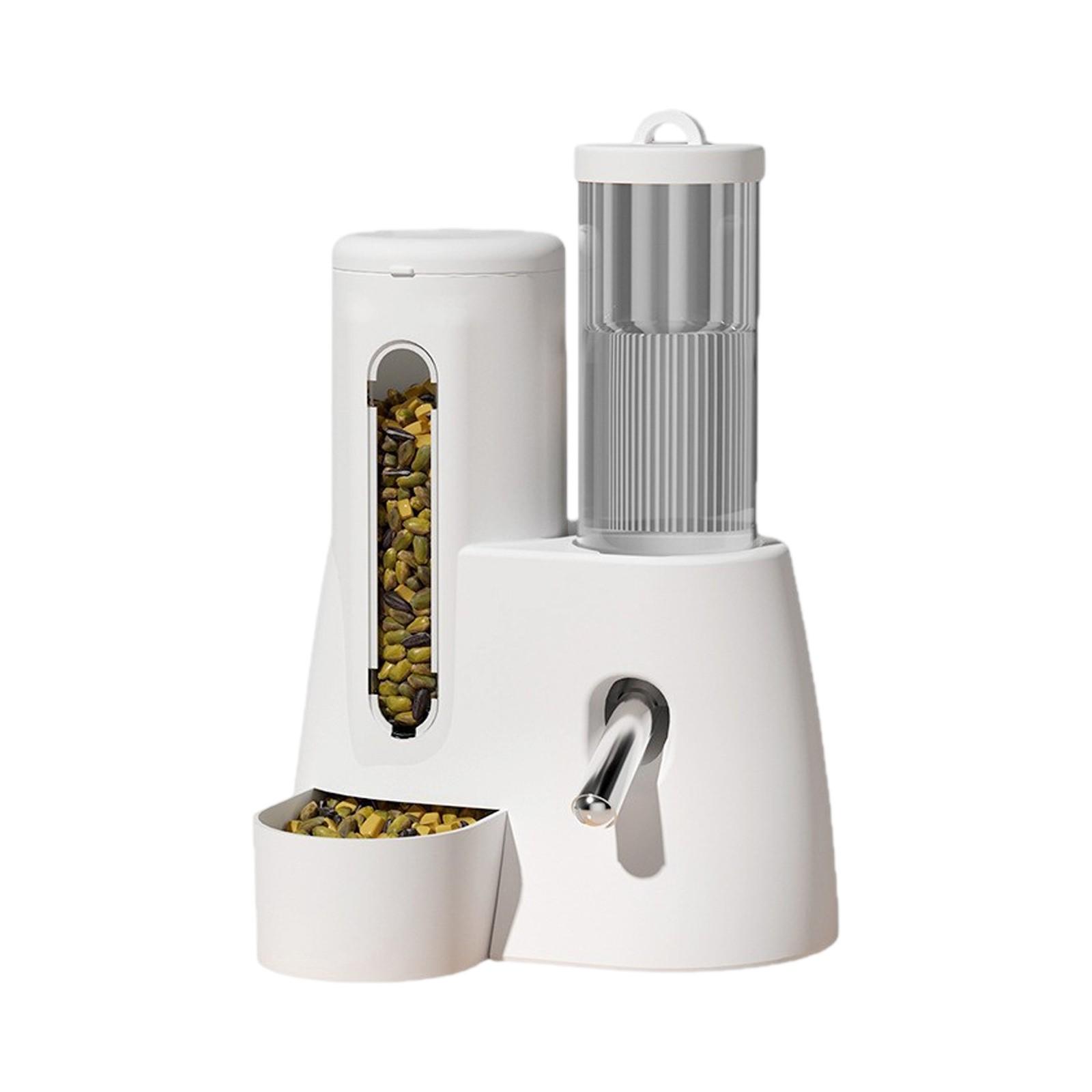 

Автоматическая поилка для питьевой воды Хомяк Золотистый хомячок Чайник Миска для корма Два в одном One Size белый