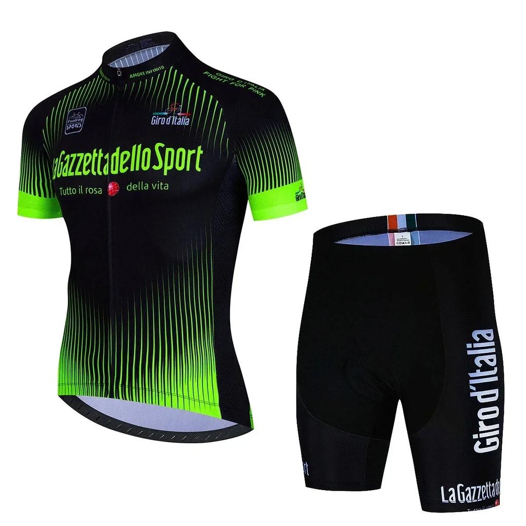 Prohlídka Itálie Cyklistické oblečení Cyklistický dres Set Letní Silniční kolo Krátký rukáv Cyklistické oblečení Pánské Mtb dres Set Sportovní oblečení