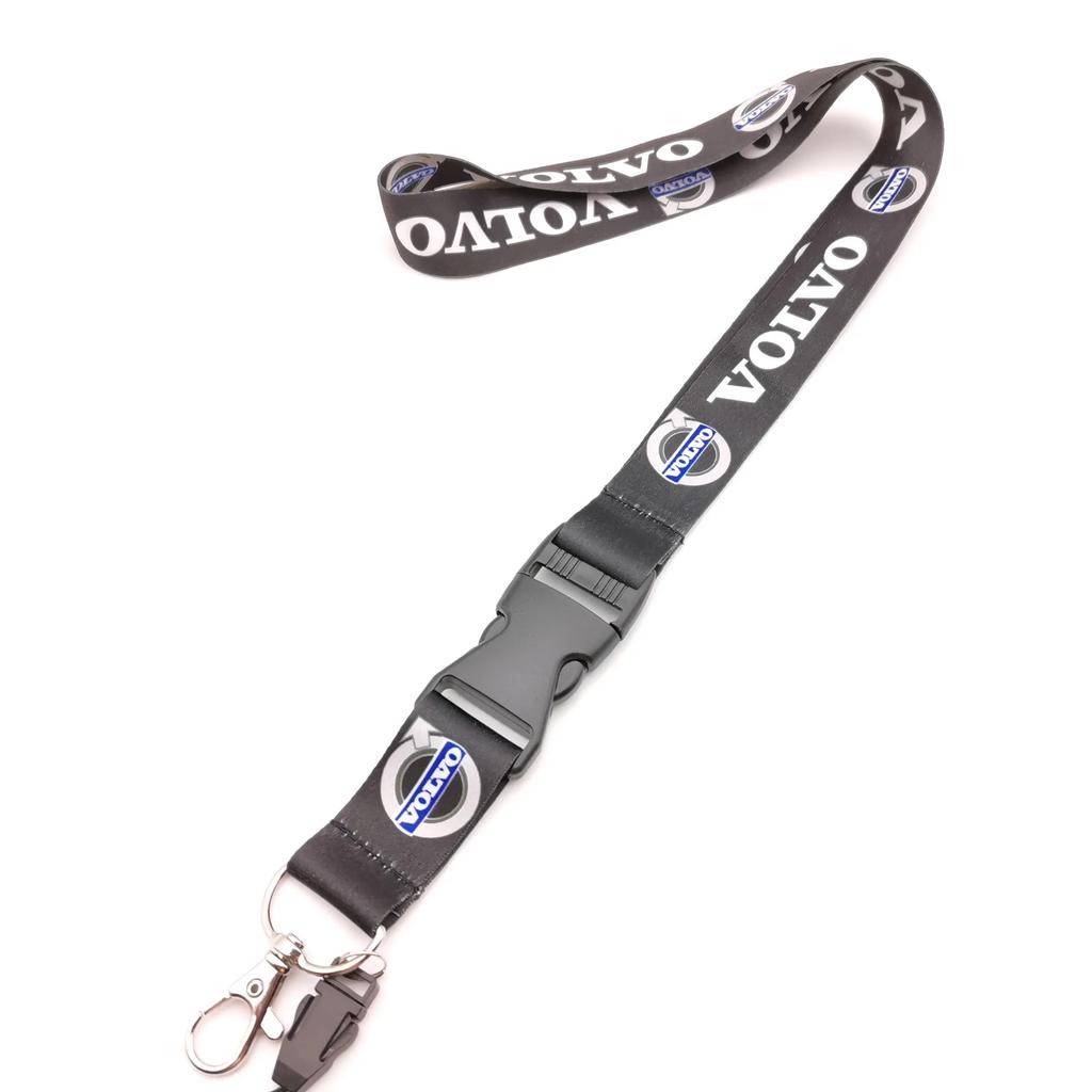 Cordão para pescoço para porta-crachás de identificação Cordões/Tiras de pescoço para escritório Para Volvo Xc60 Xc90 V40 V60 S60 V50 V90 S80 C40 XC40 V70 XC70