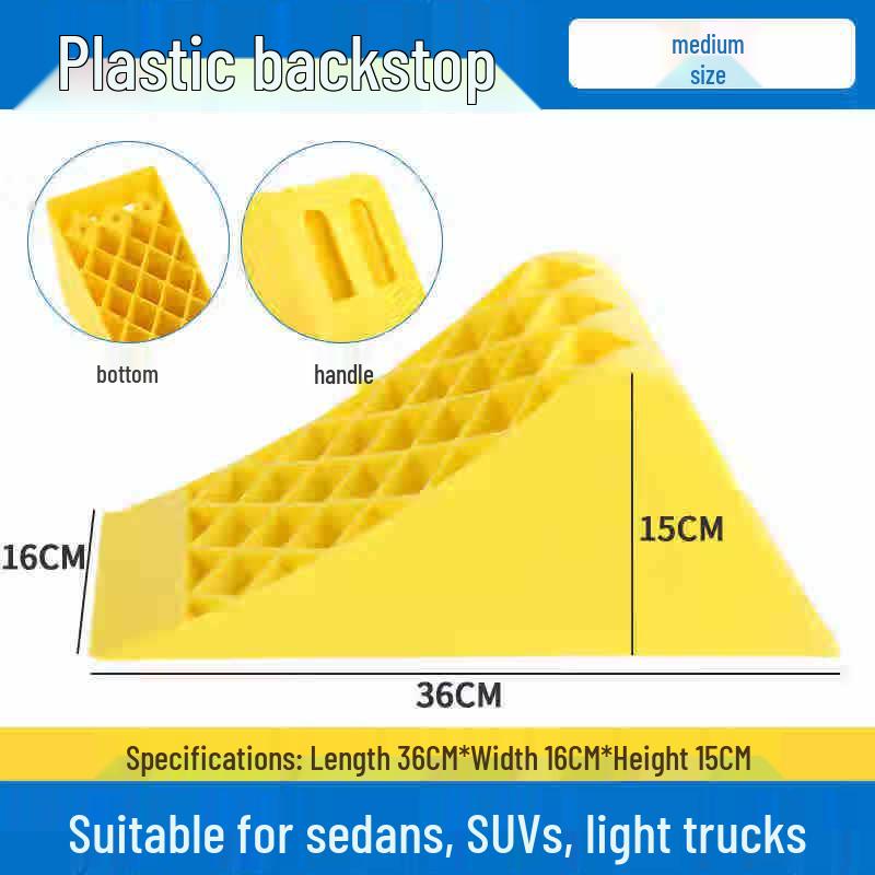 Saslere Portable Plastic Wheel Chock