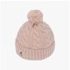 Kangol K4460sm Light Pink Cable Knit Pom Pom Beanie