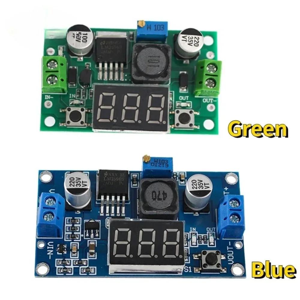 LM2596 DC To DC Step Down Converter Module with LED Display Voltmeter 4.0~40V To 1.25-37V Buck Adapter Adjustable Power Supply
