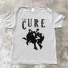 NEU The Cure Band Logo Unisex Weißes Baumwoll-T-Shirt Größe S5X Unisex T-Shirt