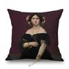 French Madame British Duchess Princess Rococo Oil Painting Art Royal Court Hotel Lobby Wall Decoration Pillow Case Cushion Cover