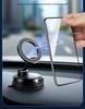 Car Phone Holder: Alloy & Plastic with Strong Magnetic and Vacuum Suction for In-Car Navigation