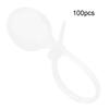 100PCS PP Anti Falling Durable Good Toughness Bird Foot Ring with Cover for Chickens Ducks Geese Livestock Farm