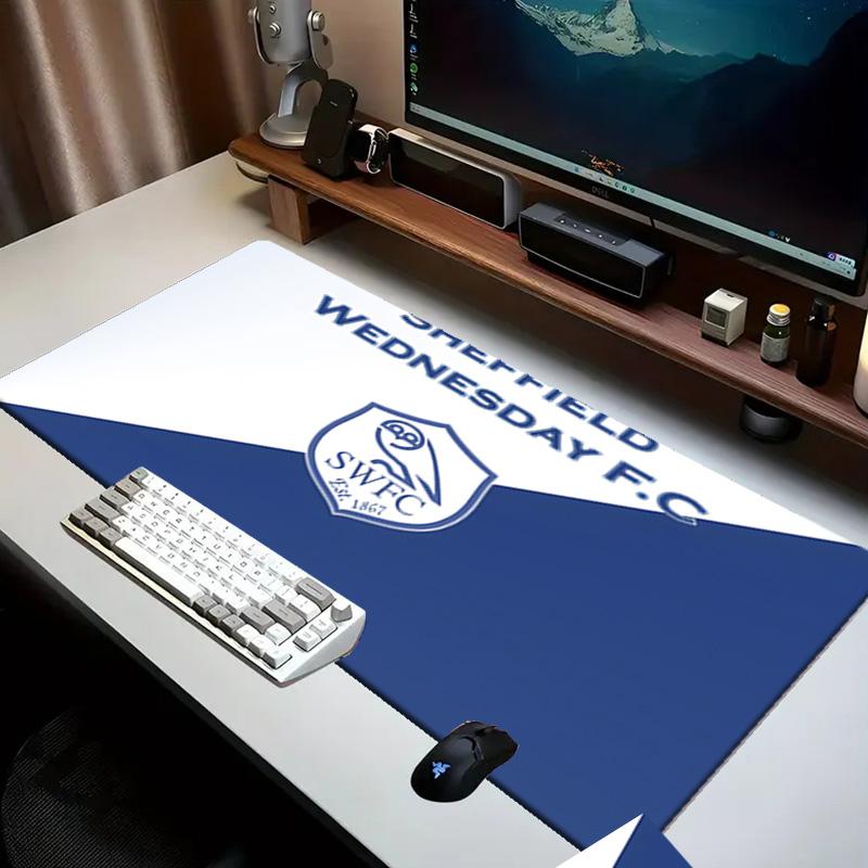 Blue Sheffield With Owl Mouse Pad Office Desk Mat, Gaming Mouse Pad Mousepad, Keyboard pad,Heavy-Duty Non-Slip Rubber Backing, Gift