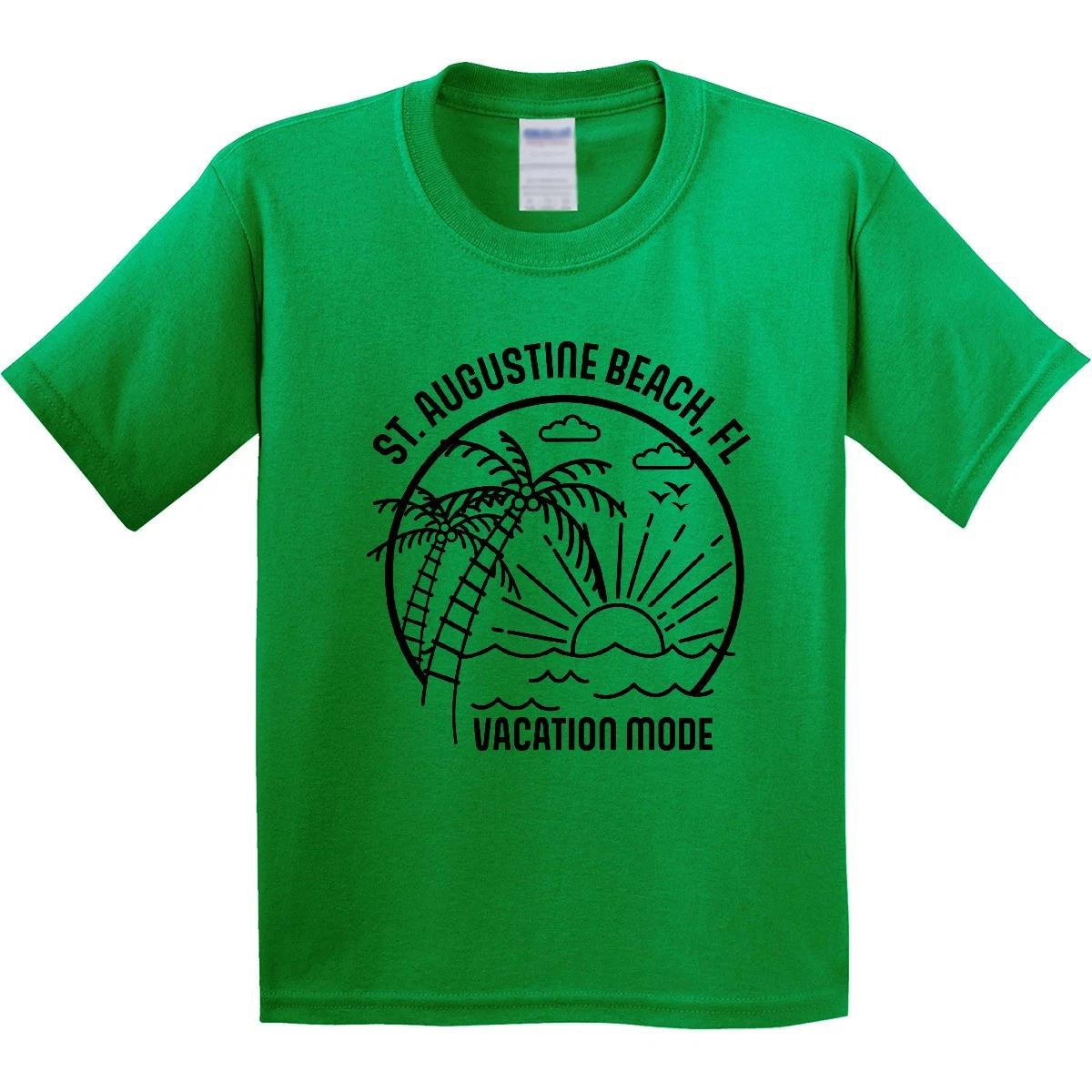 Inktastic Summer Vacation Mode St. Augustine Beach Florida Youth T-Shirt Fun Tee 110