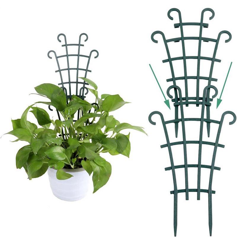 Plastic Plant Support Pile Frame Vines Garden Vines Climbing Stake Stand Flower Potted Rack Fixed Rod Greenhouse Arrangement New