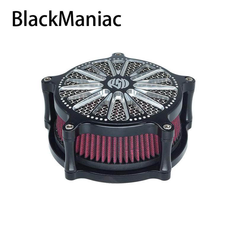 RSD Mar Turbo Venturi Air Cleaner Intake Filter For Harley Sportster XL 883 1200 Dyna FXD FXDB Touring FLHRC FLHTC Softail FXSTB