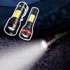 Portable Mini Flashlight Three Lighting Modes Waterproof Keychain LED Light High Brightness Zoomable Focus Pocket Camping Light