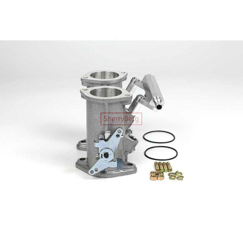 SherryBerg Direct Throttle Body Injection ITB replacement for Jenvey Weber DCOE and Dellorto DHRLA carburettors. 112mm Height