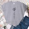 (Premium Tshirt) Hot Sales Let It Be Flower T Shirts Women Summer Cool Short Sleeves Personality Harajuku TShirt