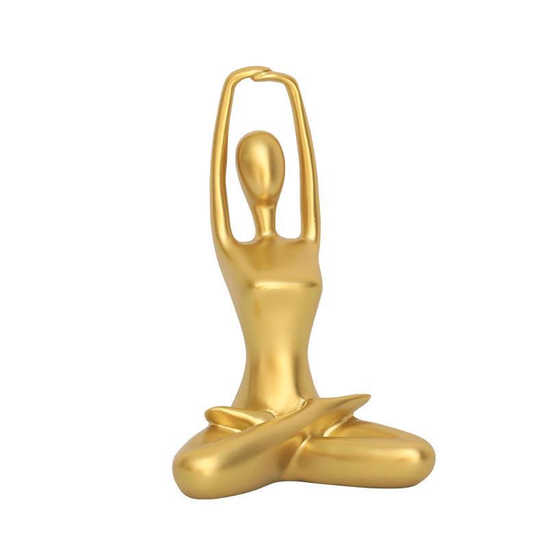 Nordic Lux Yoga Dance Figurines for Home Decor