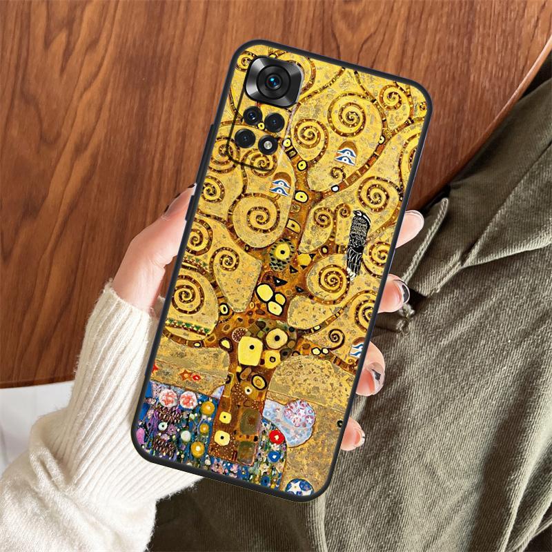 

Kiss by Gustav Klimt Case For Xiaomi Redmi Note 14 13 12 11 10 9 15 Pro Plus Redmi 15 15C 13 10C 12C 13C 14C Cover Redmi Note 15 Pro 5G
