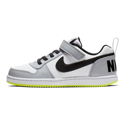 Court Borough Comfortable Versatile Durable Low-Top Sneakers Kids Sneakers Gray Yellow Green 870025-104