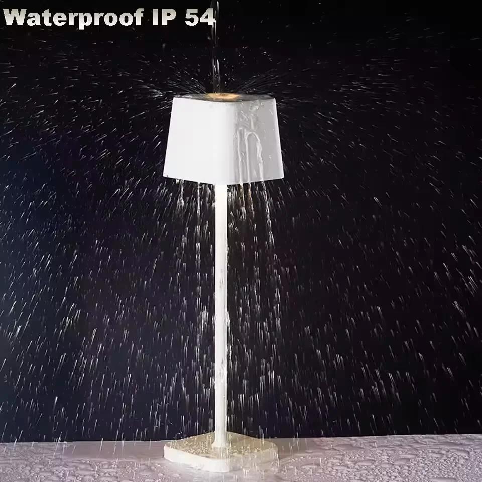 USB Lighting Bar Hotel Restaurant Cordless Table Lamp Acrylic Decoration Rechargeable Cordless Table Lamp in Bedroom