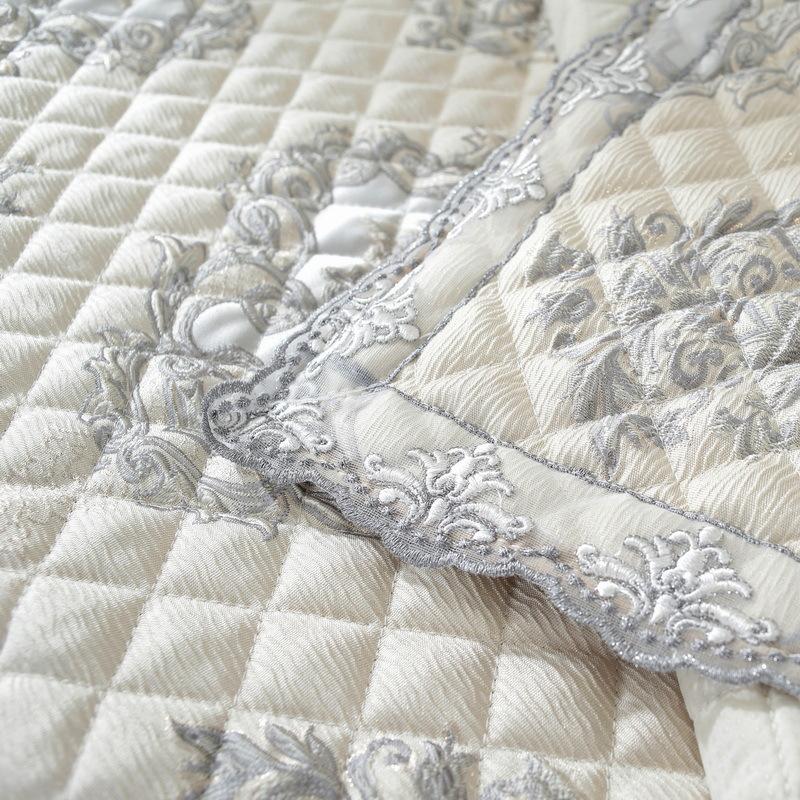 Four Seasons Universal Skirt Sofa Cushion Backrest Cover European Lace Sofa Cover Backrest Cover Anti-Slip Cushion Cover