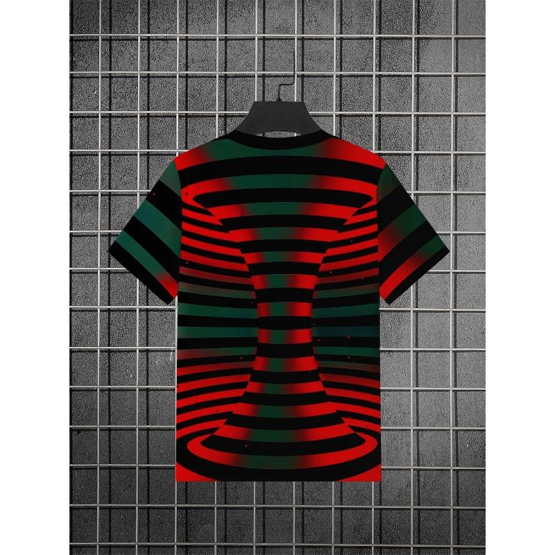 Fashion trendy print fashionable trendy casual short-sleeved T-shirt